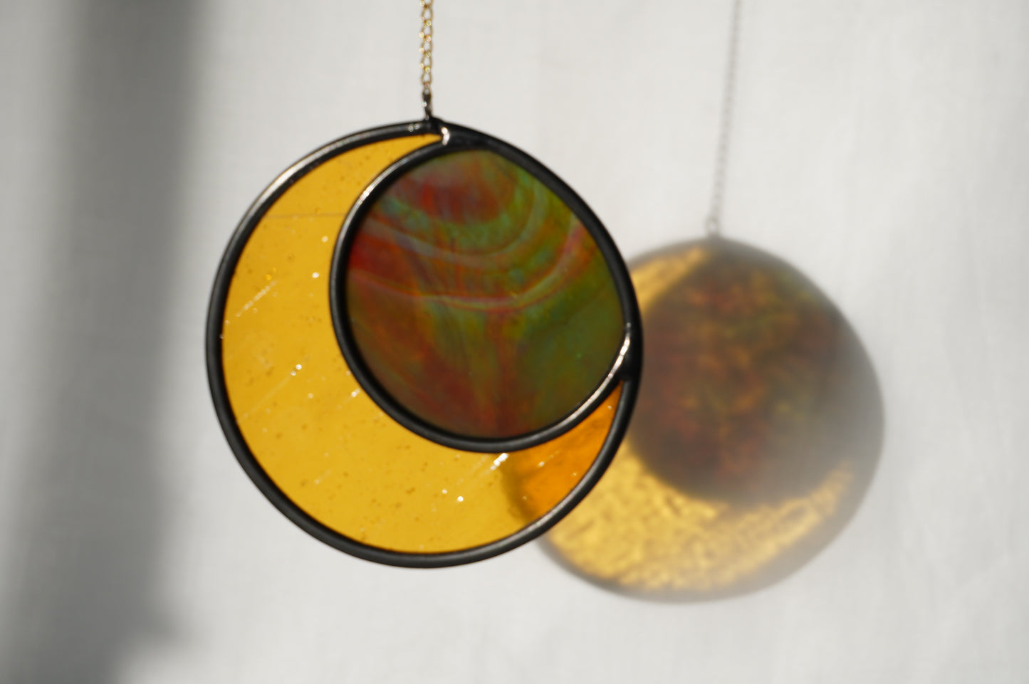 Stained Glass Moon, Made to Order