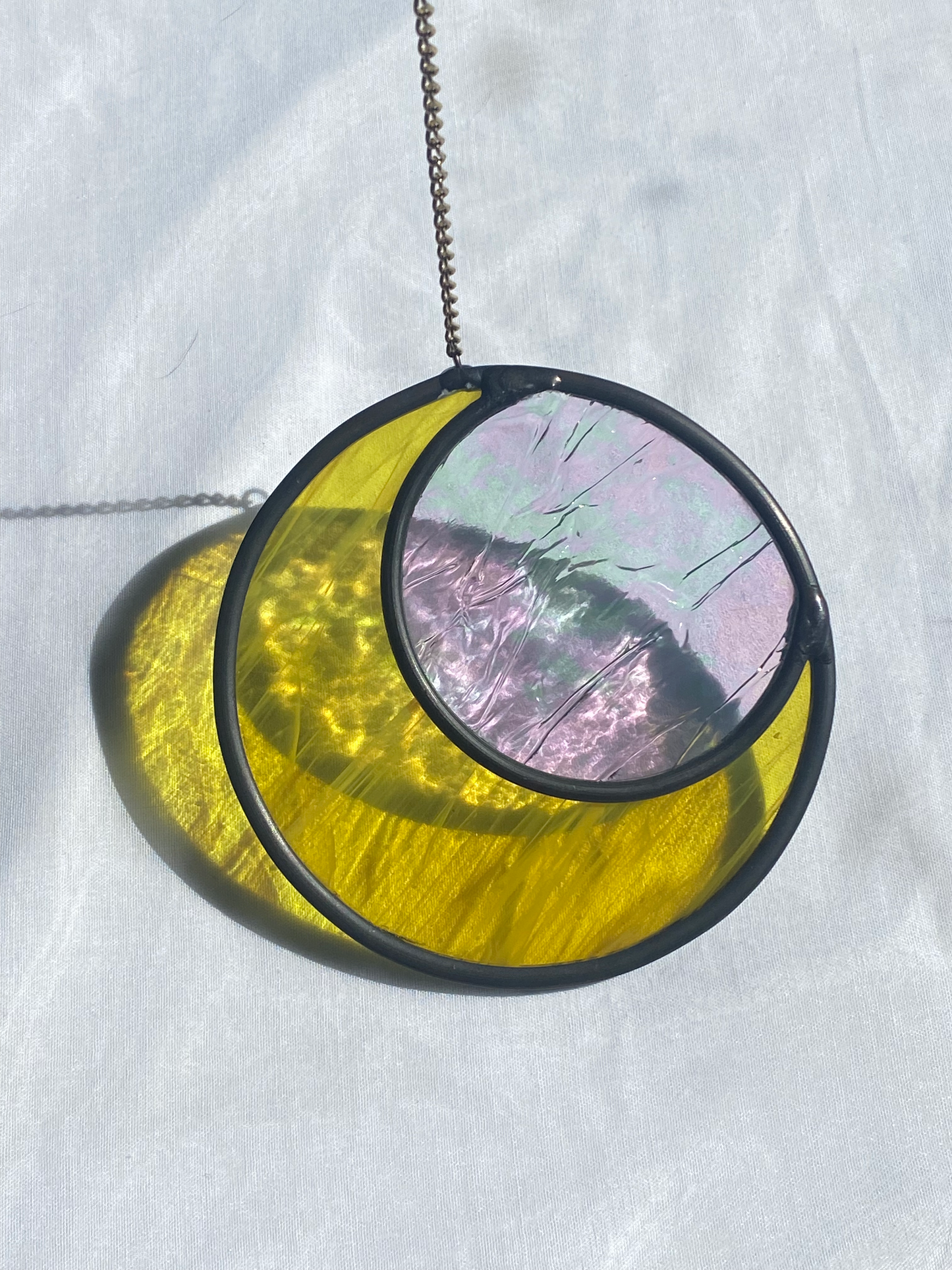Stained Glass Moon, Made to Order
