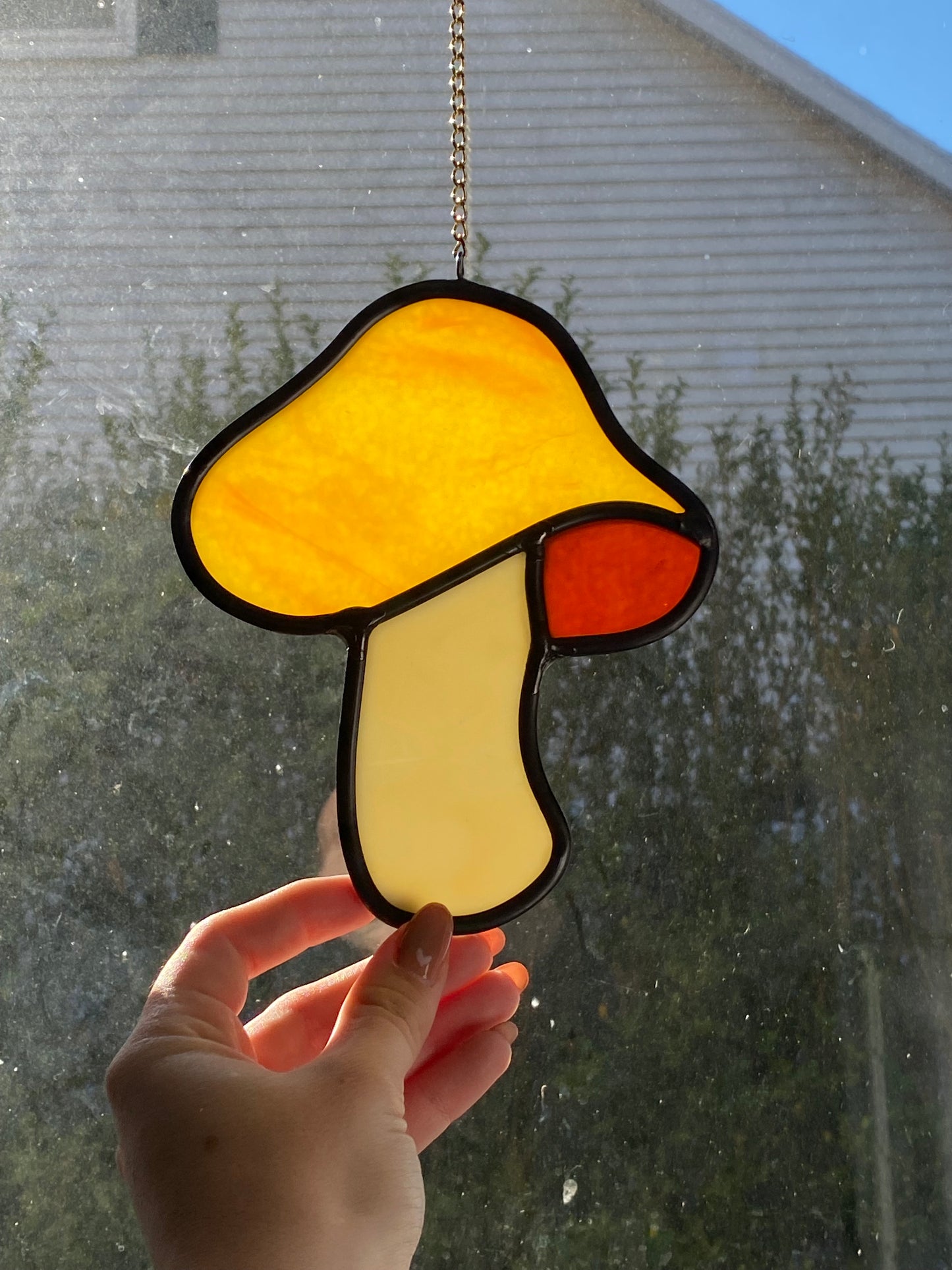 Stained Glass Mushroom, Made To Order