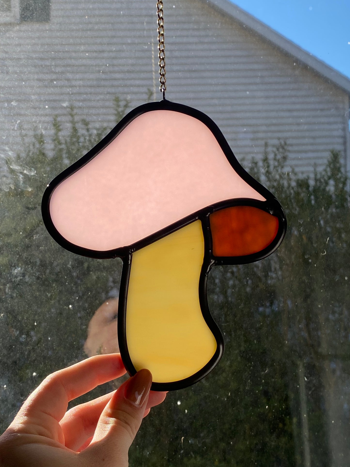 Stained Glass Mushroom, Made To Order