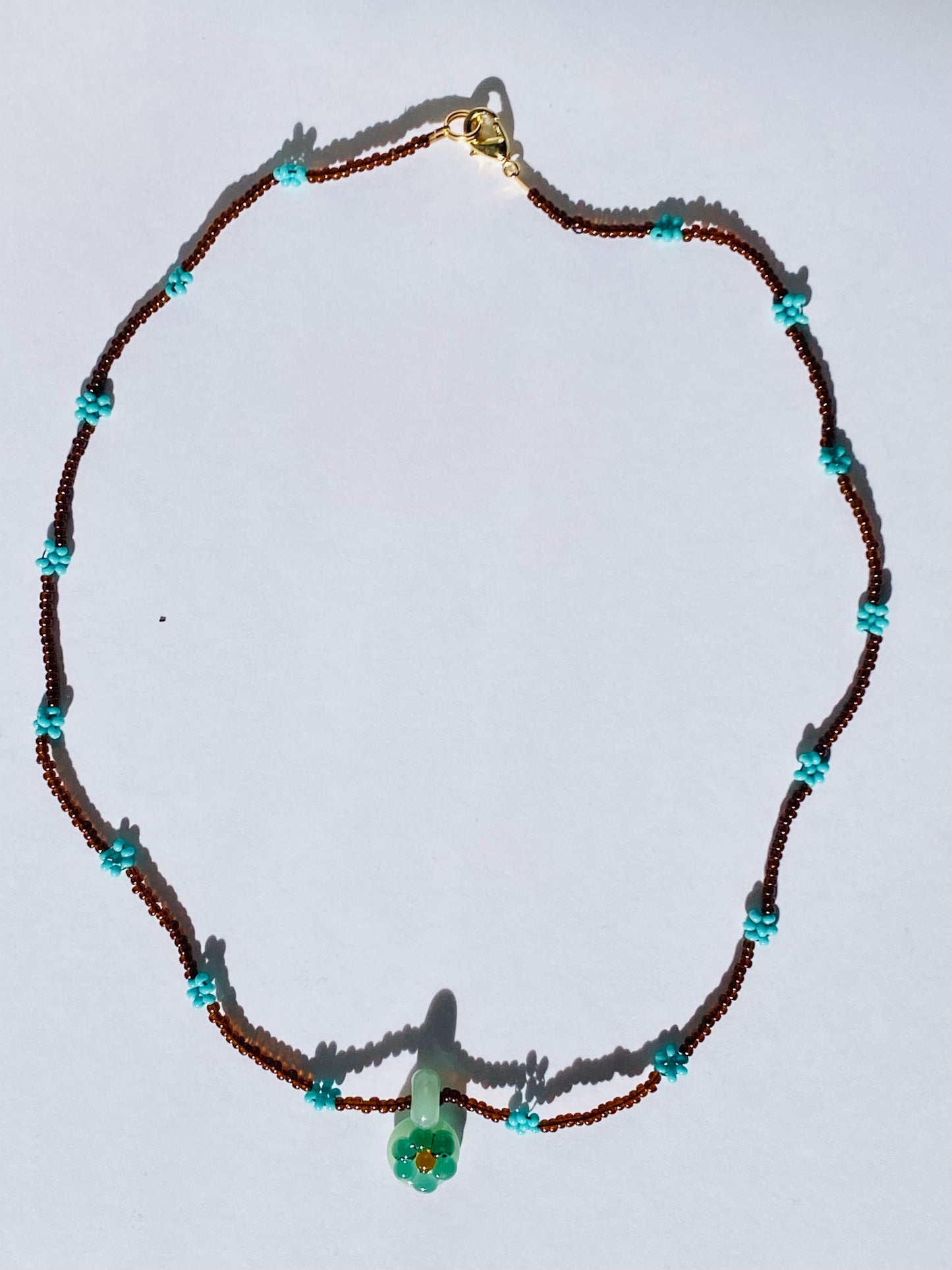 Cyan Prairie Necklace