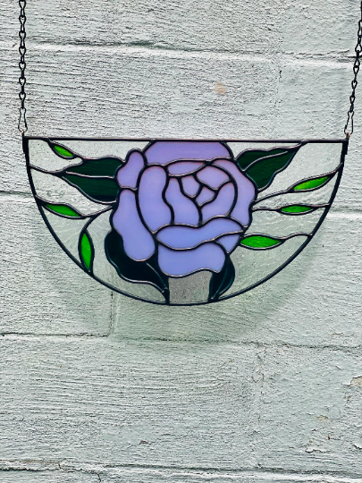 Rose Stained Glass, Made to Order