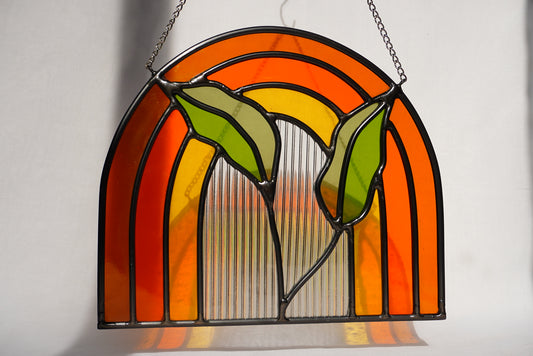 Rainbow Stained Glass, Made to Order